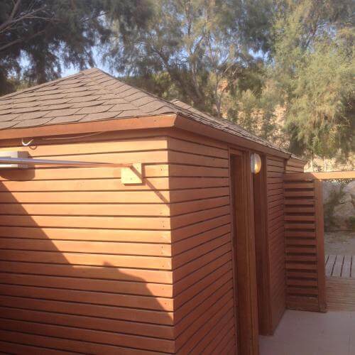 בניית מבנה מעץ